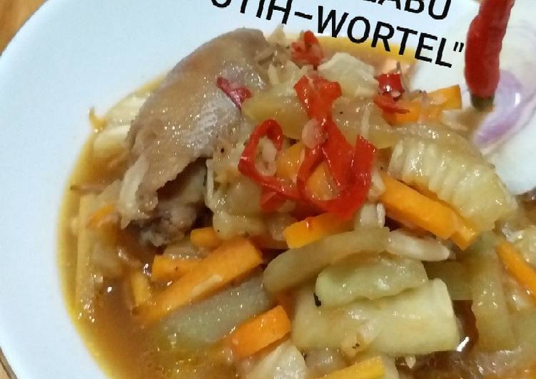 Resep 💝 OSENG LABU PUTIH-WORTEL 💝 yang Enak Banget