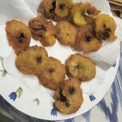 Una foto de Tostones (plátano macho frito)