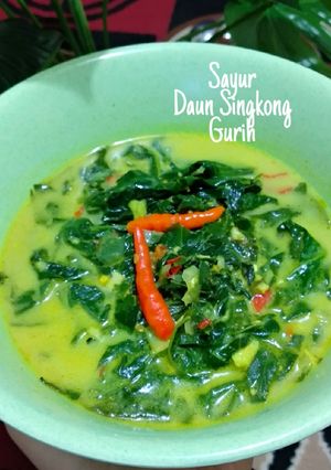 Foto resep Sayur Daun Singkong Gurih