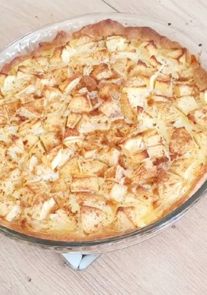 Une photo de Tarte pomme cannelle