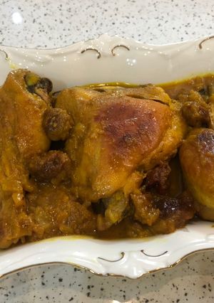 عکسی از دستور مرغ پرتقالی 🍗🍊