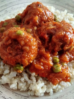 Una foto de Albóndigas de soja texturizada (veganas)