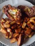 Pan de carne con crocante de chorizo colorado de Bigote Cocina