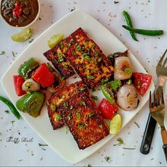 A picture of Peri Peri Sesame Paneer.