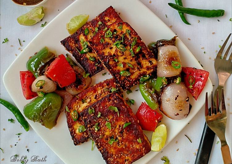 Recipe of Ultimate Peri Peri Sesame Paneer