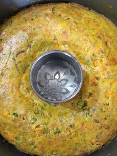 عکسی از دستور کیک سبزیجات