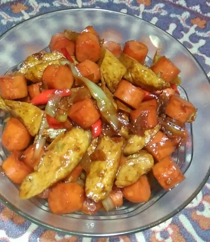 Foto resep Tumis sosis otak otak teriyaki