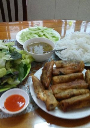Hình của món Bún chả.