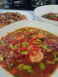 Foto resep Udang pete saus kecap