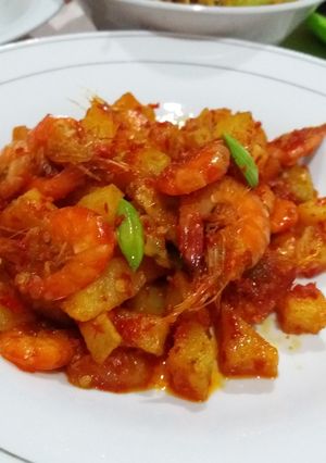 Foto resep Sambel goreng kentang udang Mom Switt😘
