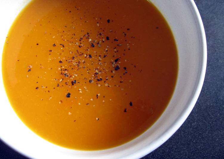 Recipe of Homemade Orange Vegetable Soup