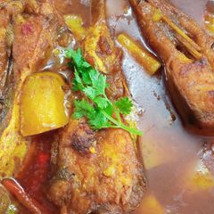 A picture of Jhal Chital fish                     .