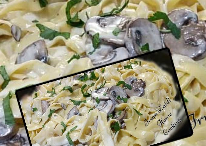 🍄🍝🍗Chicken and Mushroom Alfredo Pasta🍄🍝🍗