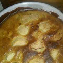 A picture of Torta de manzana y banana.