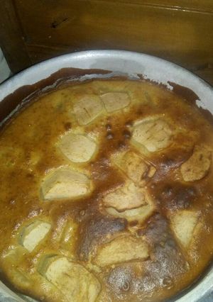Una foto de Torta de manzana y banana