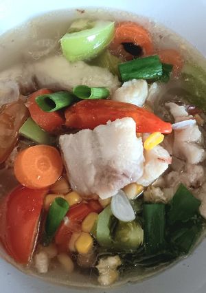 Foto resep Sup ikan dori
