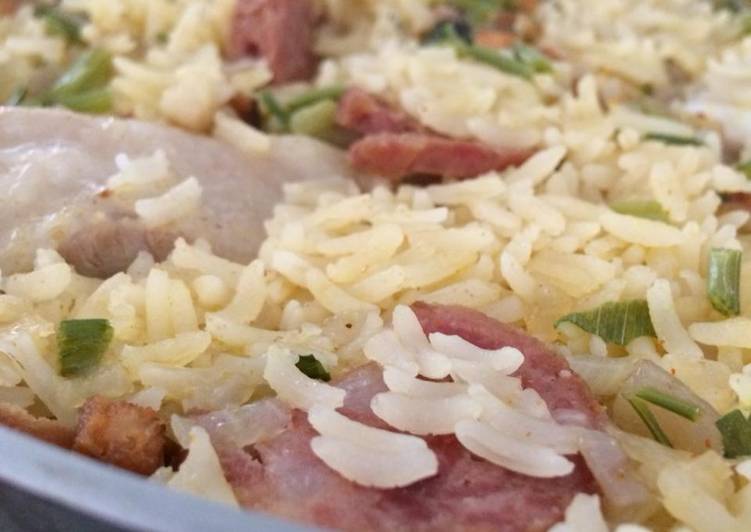 Carreteiro de costelinha de porco