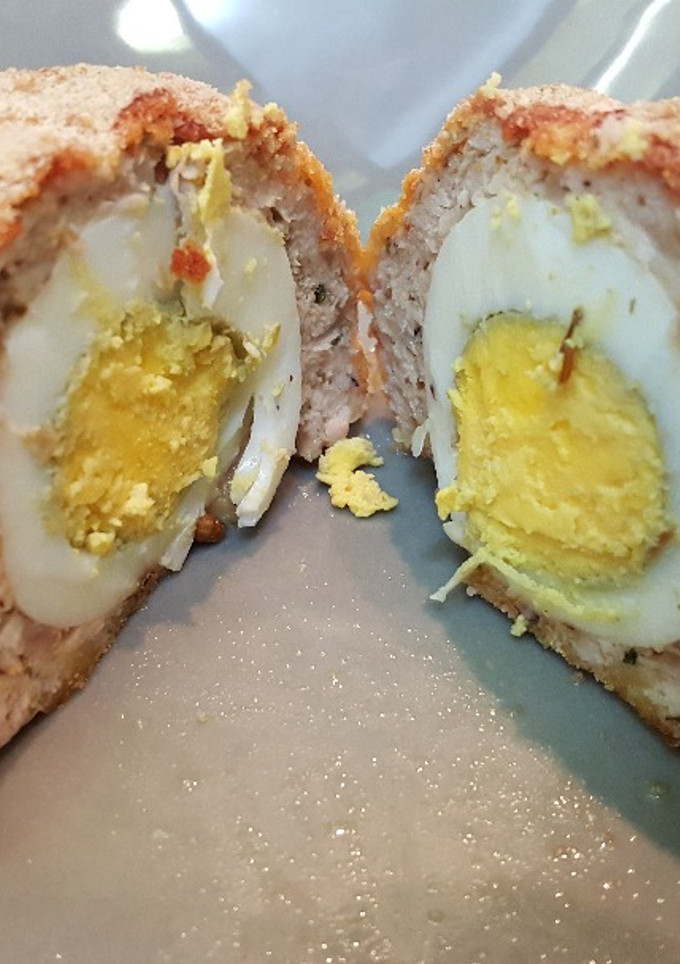 Una foto de Huevos a la escocesa con especias