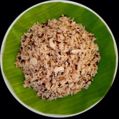 A picture of Black urad dal rice.