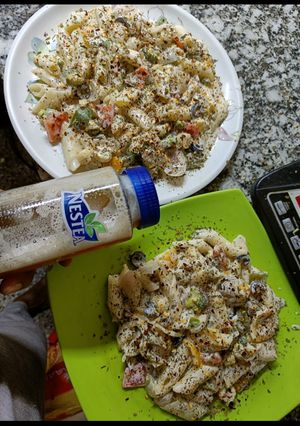 क्रिमी पास्ता (creamy pasta recipe in Hindi) रेसिपी मुख्य फोटो