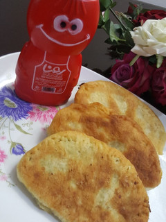 عکسی از دستور پیراشکی سیب زمینی