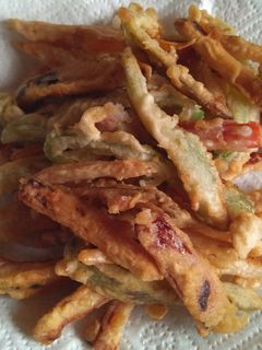 Una foto de Tempura de verduras
