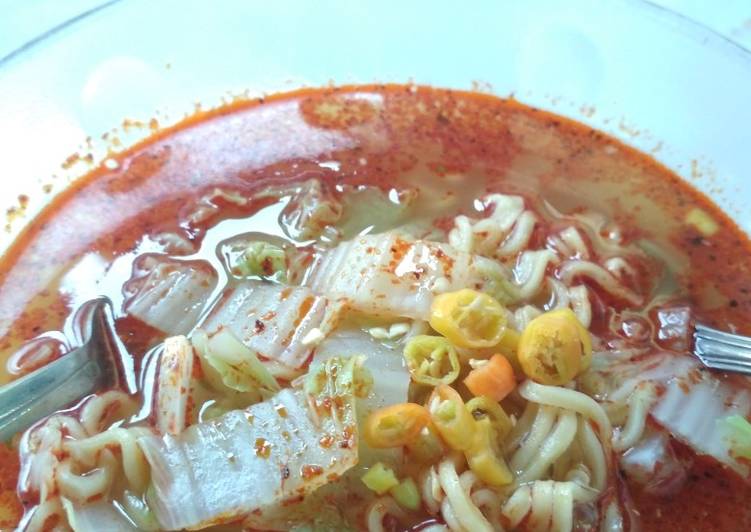 Cara Membuat Ramyun Ekstra Kimchi Resep Ibuk Irit Anti Gagal