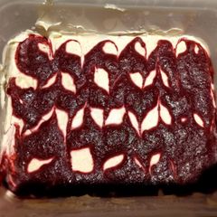 A picture of Blackberry & Cinnamon Ripple Ice Cream.