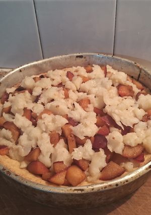 Una foto de Kuchen de ciruelas