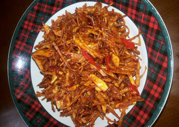 Resep: Sambal goreng ubi Ekonomis Untuk Jualan