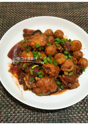 香辣栗子炆雞 的食譜成品照片