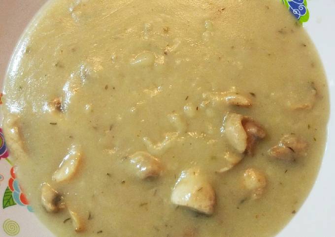 Standar Resep  bikin Chicken Gravy With Mushrooms yang nagih banget