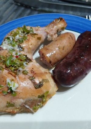 Una foto de Pollo al chimichurri en el horno
