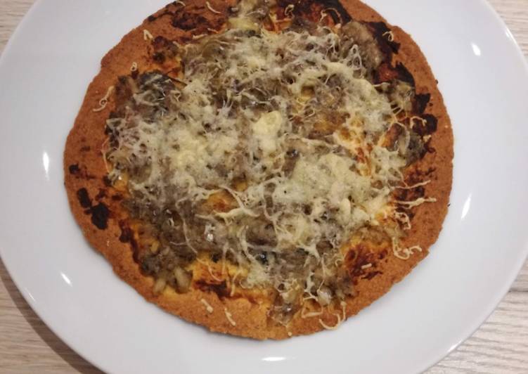 Pizza ligera de atún a mi manera