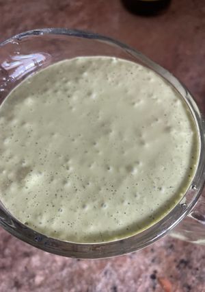 A picture of Green goddess dressing.