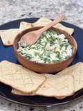 Botana con queso Feta