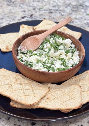 Una foto de Botana con queso Feta