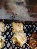 Rollitos de brótola a la parrilla