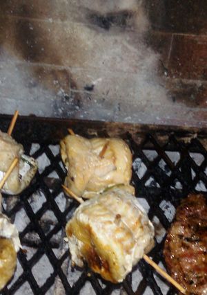 Una foto de Rollitos de brótola a la parrilla