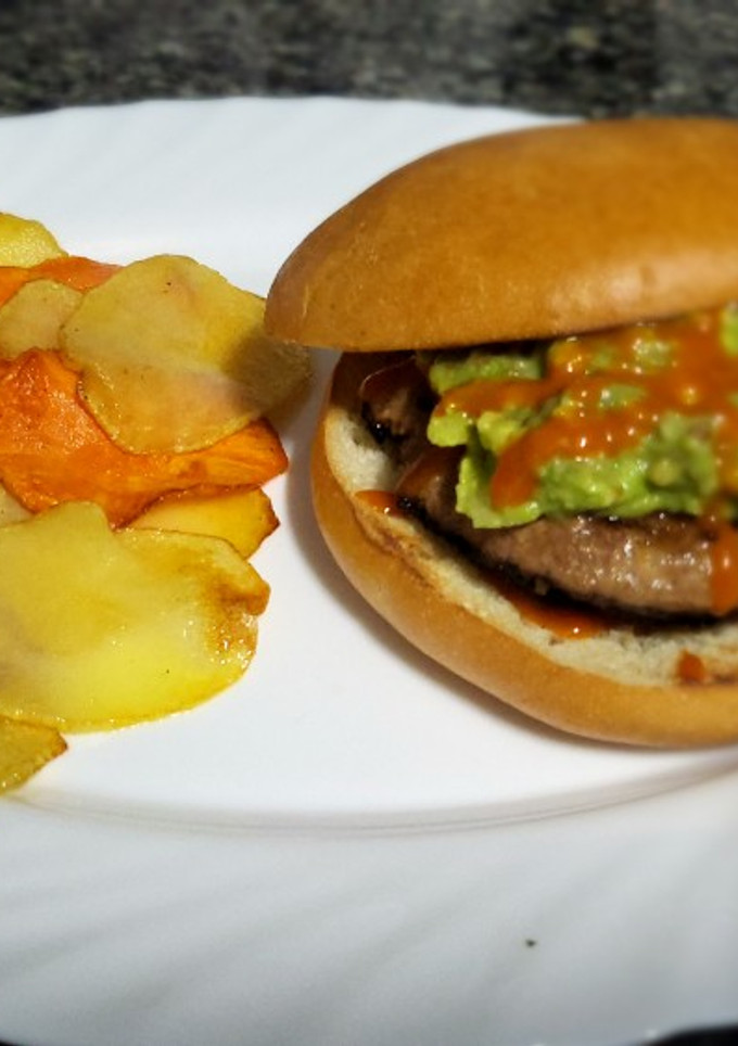 Una foto de Hamburguesa mexicana