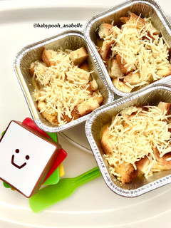 Foto resep Puding Roti dr Pinggiran Roti Tawar (Snack MPASI 1Y+)