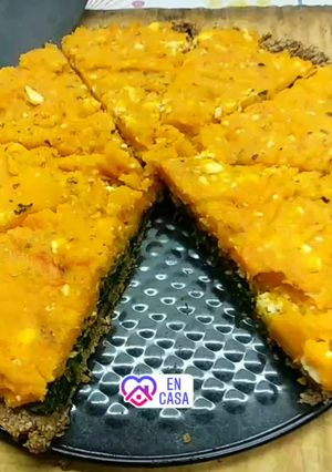 Una foto de Tarta de masa integral y Verduras