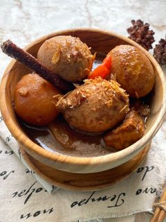 Foto resep Semur Kentang Tahu Tempe Telur Manis