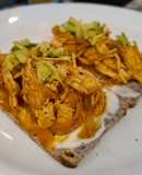 Tostadas de tinga de pollo