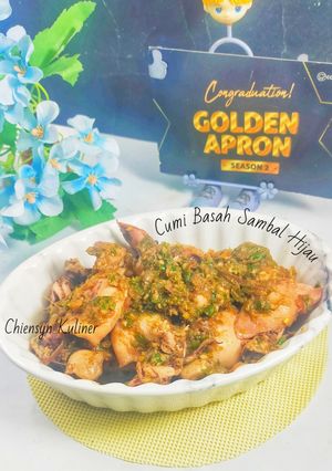 Foto resep Cumi Basah Sambal Hijau
