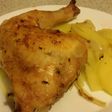 Muslos de pollo al horno