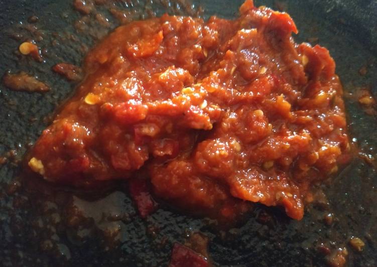 Resep Sambel mentah suegerrrr, Sempurna