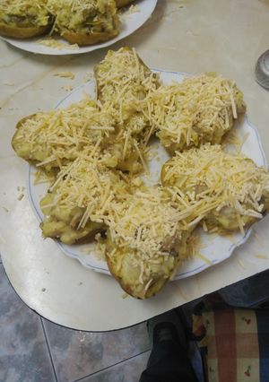 Una foto de Patatas rellenas gratinadas