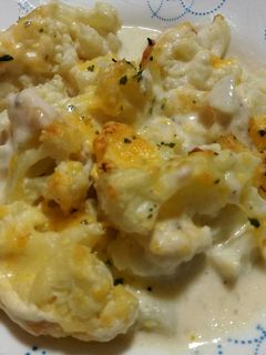 Una foto de Coliflor gratinada con queso