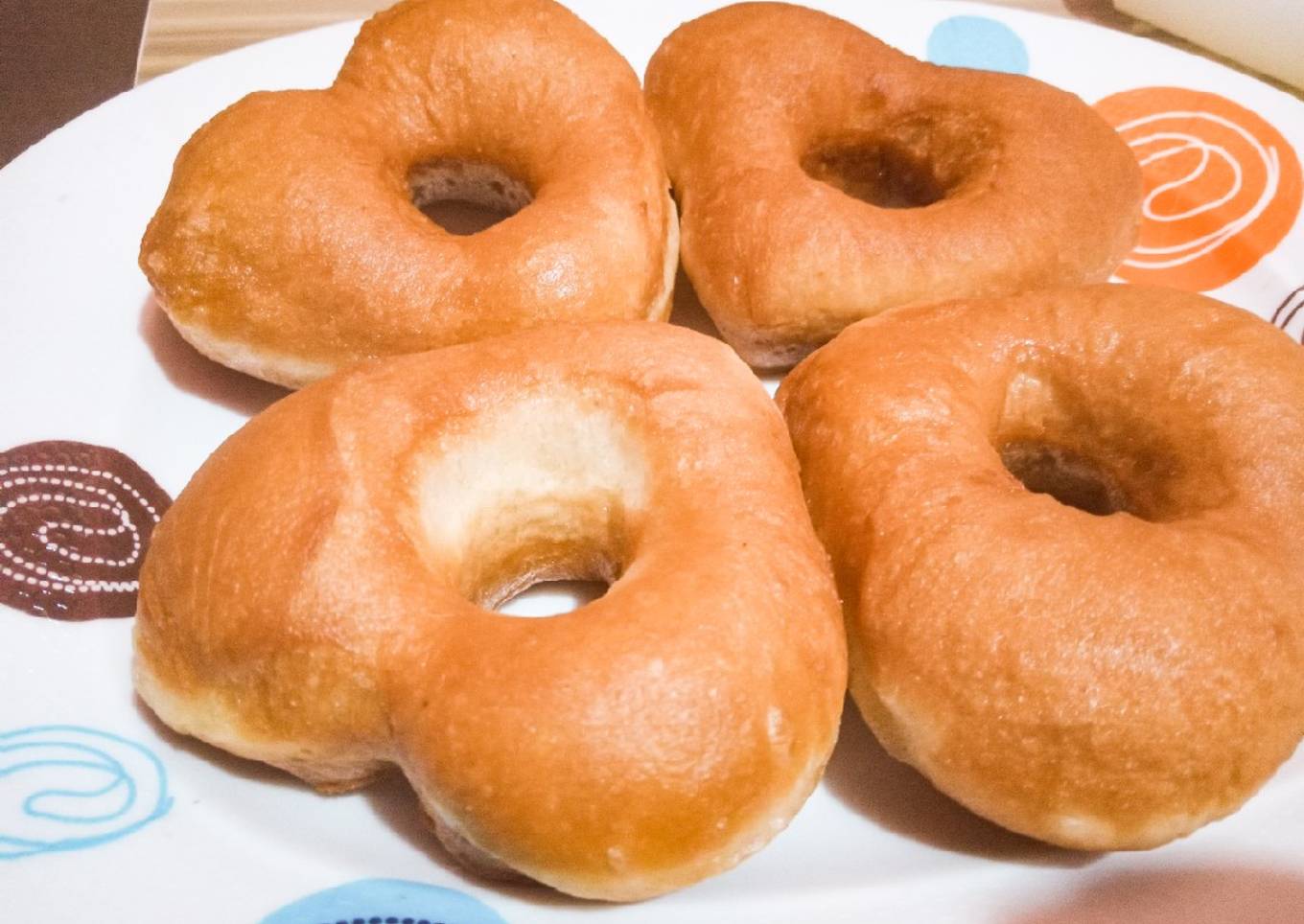 Heart shaped donuts